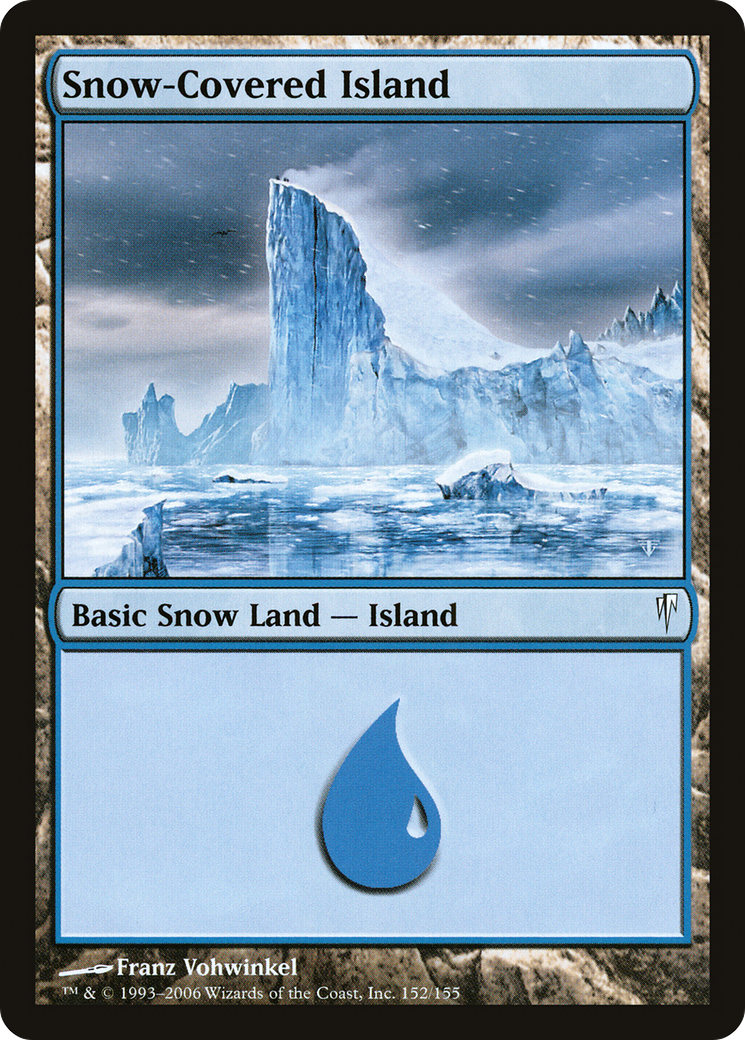 Snow-Covered Island (CSP-152) - Coldsnap - Premium MTG Single from Wizards of the Coast - Just $0.52! Shop now at Game Crave Tournament Store
