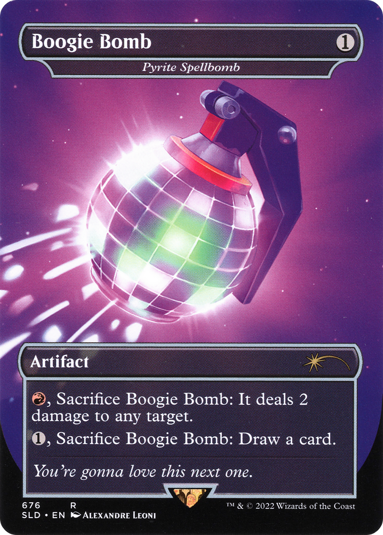 Pyrite Spellbomb (SLD-676) - Secret Lair Drop / Boogie Bomb (Borderless) - Premium MTG Single from Wizards of the Coast - Just $0.95! Shop now at Game Crave Tournament Store