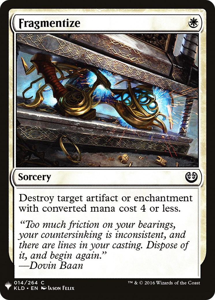 Fragmentize (MB1-115) - Mystery Booster - Premium MTG Single from Wizards of the Coast - Just $0.08! Shop now at Game Crave Tournament Store