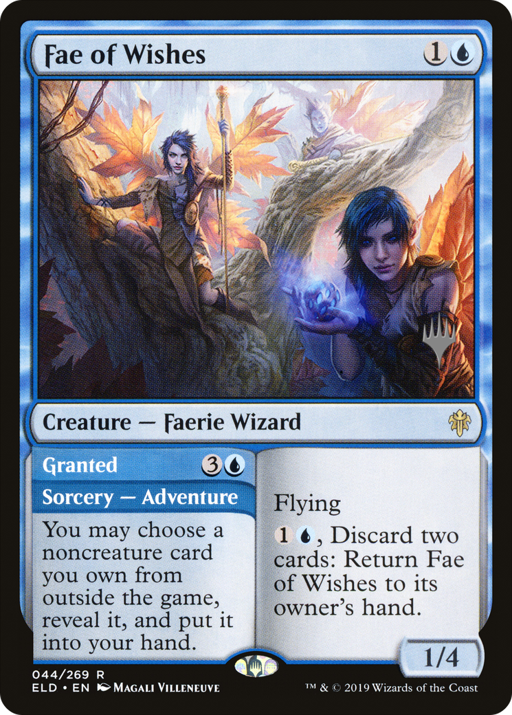 Fae of Wishes // Granted (PELD-44P) - Throne of Eldraine Promos Foil - Premium MTG Single from Wizards of the Coast - Just $0.25! Shop now at Game Crave Tournament Store