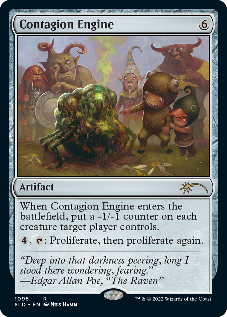 Contagion Engine (SLD-1095) - Secret Lair Drop - Premium MTG Single from Wizards of the Coast - Just $1.79! Shop now at Game Crave Tournament Store