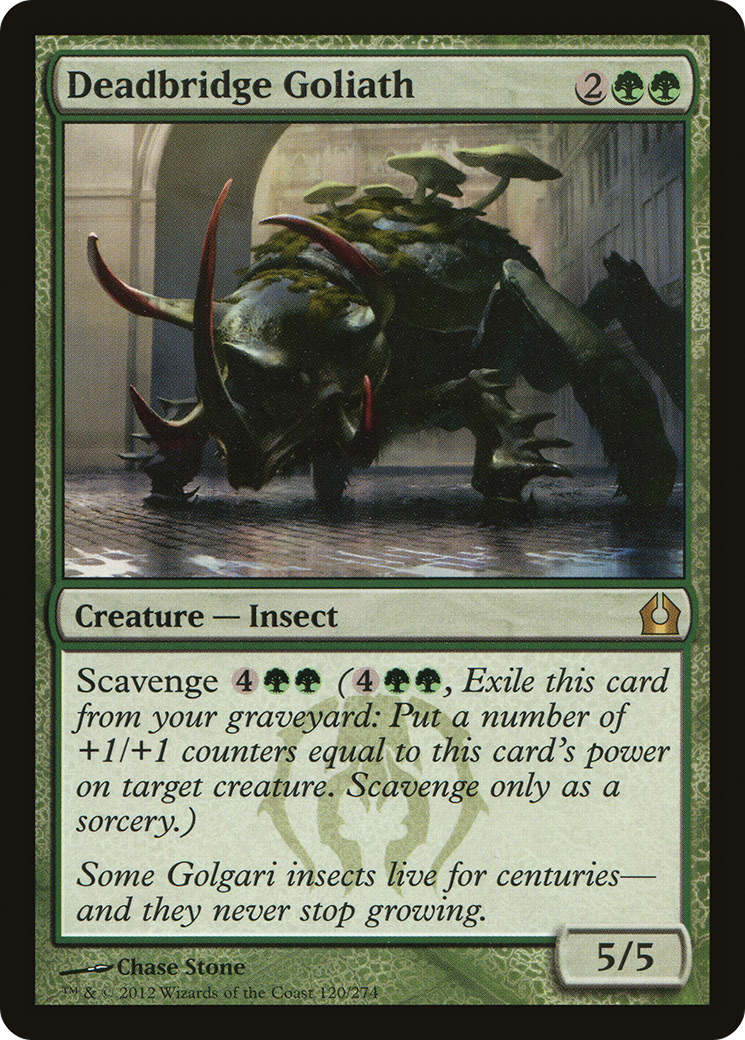Deadbridge Goliath (RTR-120) - Return to Ravnica Foil - Premium MTG Single from Wizards of the Coast - Just $0.08! Shop now at Game Crave Tournament Store