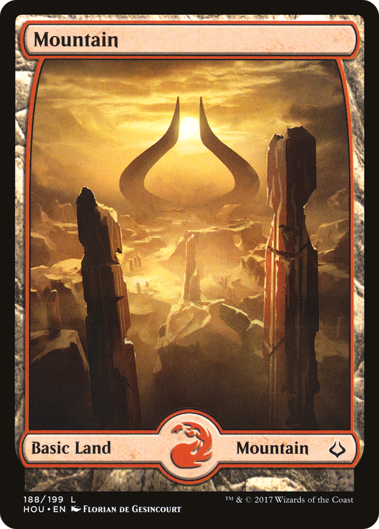 Mountain (HOU-188) - Hour of Devastation Foil - Premium MTG Single from Wizards of the Coast - Just $1.31! Shop now at Game Crave Tournament Store