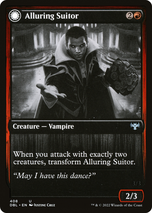 Alluring Suitor // Deadly Dancer (DBL-408) - Innistrad: Double Feature: (Double Faced Transform) Foil - Premium MTG Single from Wizards of the Coast - Just $0.08! Shop now at Game Crave Tournament Store