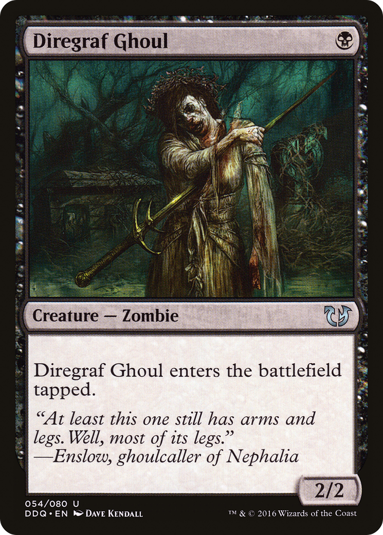 Diregraf Ghoul (DDQ-054) - Duel Decks: Blessed vs. Cursed - Premium MTG Single from Wizards of the Coast - Just $0.08! Shop now at Game Crave Tournament Store
