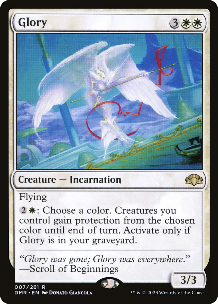 Glory (DMR-007) - Dominaria Remastered - Premium MTG Single from Wizards of the Coast - Just $0.08! Shop now at Game Crave Tournament Store