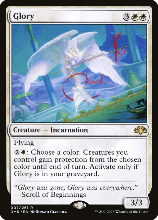 Glory (DMR-007) - Dominaria Remastered - Premium MTG Single from Wizards of the Coast - Just $0.08! Shop now at Game Crave Tournament Store