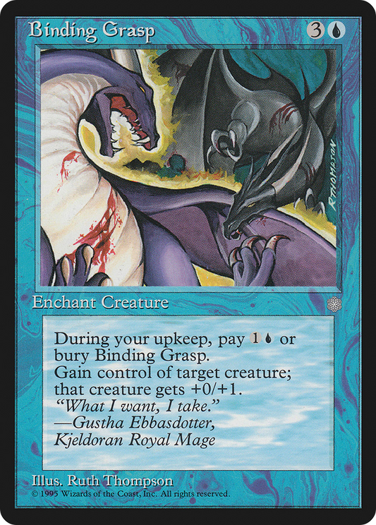 Binding Grasp (ICE-060) - Ice Age - Premium MTG Single from Wizards of the Coast - Just $0.08! Shop now at Game Crave Tournament Store