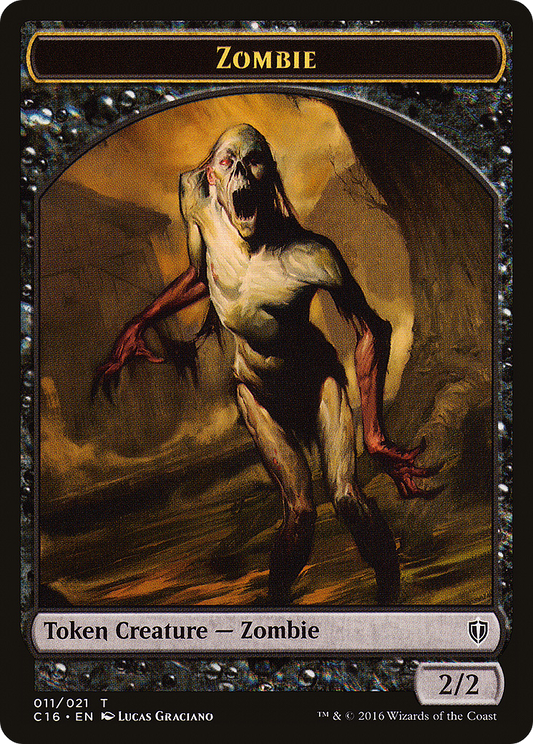 Zombie (TC16-011) - Commander 2016 Tokens - Premium MTG Single from Wizards of the Coast - Just $0.08! Shop now at Game Crave Tournament Store