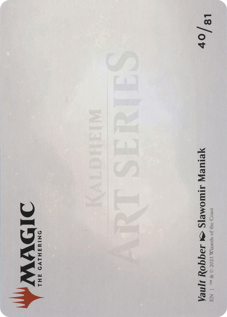 Vault Robber // Vault Robber (AKHM-040) - Kaldheim Art Series (Borderless) Foil - Premium MTG Single from Wizards of the Coast - Just $0! Shop now at Game Crave Tournament Store