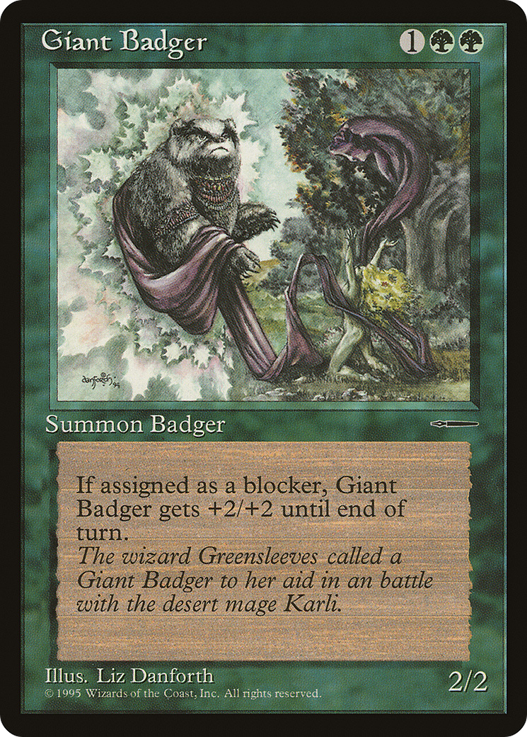 Giant Badger (PHPR-004) - HarperPrism Book Promos - Premium MTG Single from Wizards of the Coast - Just $3.71! Shop now at Game Crave Tournament Store