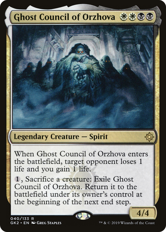 Ghost Council of Orzhova (GK2-040) - RNA Guild Kit - Premium MTG Single from Wizards of the Coast - Just $0.09! Shop now at Game Crave Tournament Store