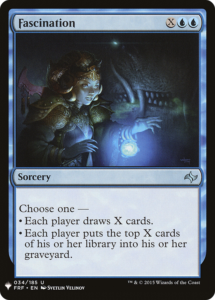 Fascination (MB1-375) - Mystery Booster - Premium MTG Single from Wizards of the Coast - Just $0.08! Shop now at Game Crave Tournament Store