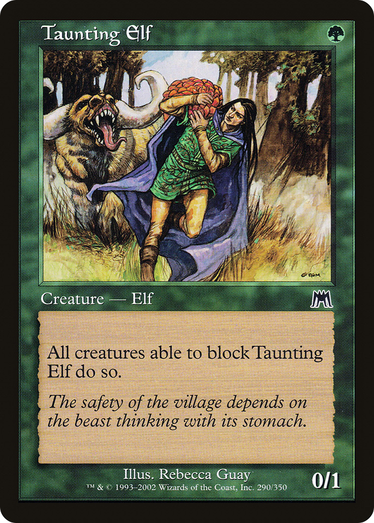 Taunting Elf (ONS-290) - Onslaught - Premium MTG Single from Wizards of the Coast - Just $0.08! Shop now at Game Crave Tournament Store
