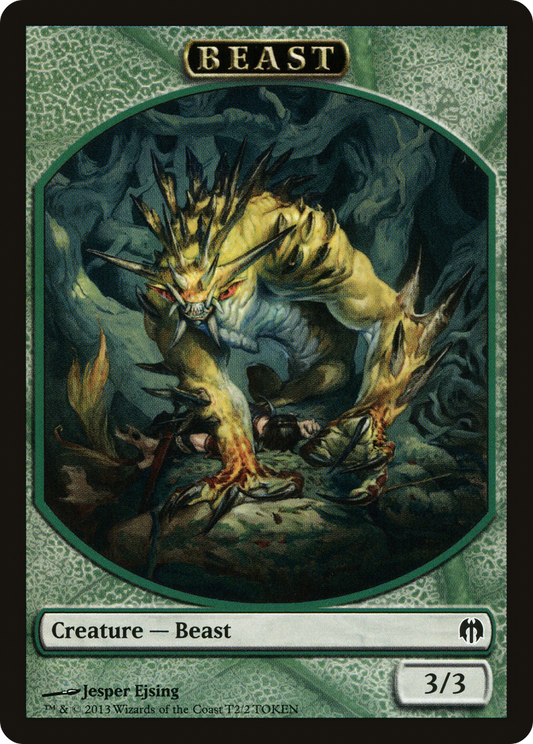 Beast (TDDL-002) - Duel Decks: Heroes vs. Monsters Tokens - Premium MTG Single from Wizards of the Coast - Just $0.08! Shop now at Game Crave Tournament Store