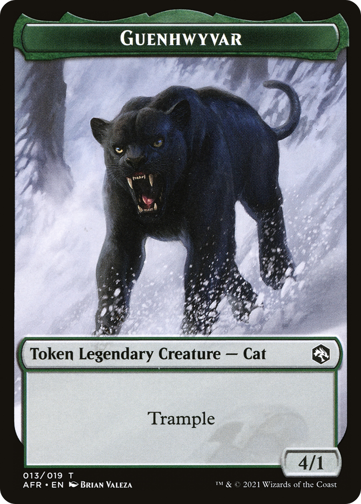 Guenhwyvar (TAFR-013) - Adventures in the Forgotten Realms Tokens - Premium MTG Single from Wizards of the Coast - Just $0! Shop now at Game Crave Tournament Store