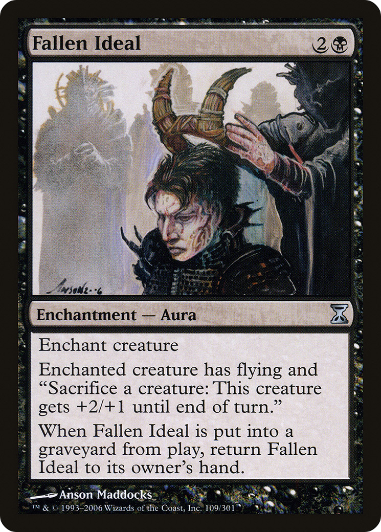 Fallen Ideal (TSP-109) - Time Spiral Foil - Premium MTG Single from Wizards of the Coast - Just $10.06! Shop now at Game Crave Tournament Store