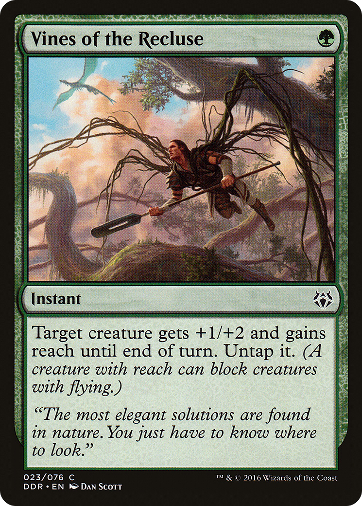 Vines of the Recluse (DDR-023) - Duel Decks: Nissa vs. Ob Nixilis - Premium MTG Single from Wizards of the Coast - Just $0.08! Shop now at Game Crave Tournament Store