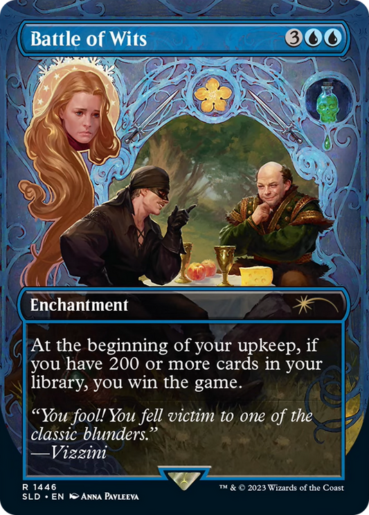 Battle of Wits (SLD-1446) - Secret Lair Drop (Borderless) - Premium MTG Single from Wizards of the Coast - Just $0.75! Shop now at Game Crave Tournament Store