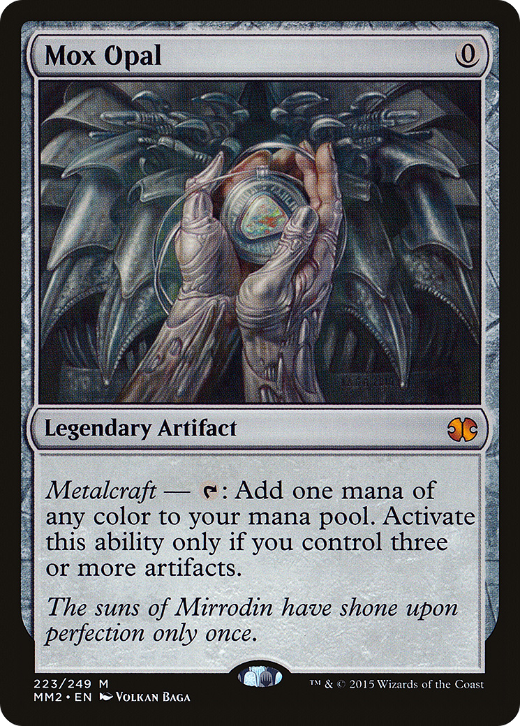 Mox Opal (MM2-223) - Modern Masters 2015 - Premium MTG Single from Wizards of the Coast - Just $34.46! Shop now at Game Crave Tournament Store