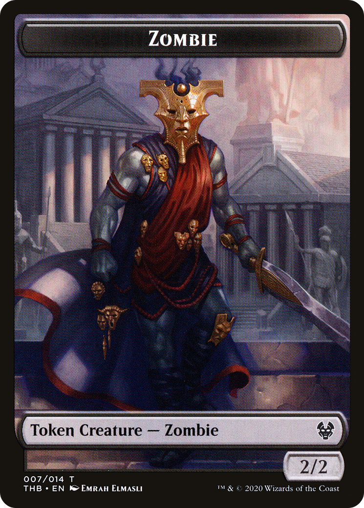 Zombie (TTHB-007) - Theros Beyond Death Tokens - Premium MTG Single from Wizards of the Coast - Just $0! Shop now at Game Crave Tournament Store