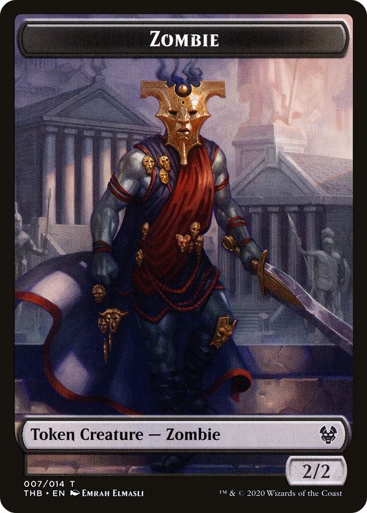 Zombie (TTHB-007) - Theros Beyond Death Tokens - Premium MTG Single from Wizards of the Coast - Just $0! Shop now at Game Crave Tournament Store