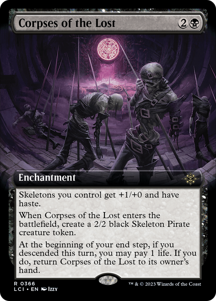 Corpses of the Lost (LCI-366) - The Lost Caverns of Ixalan: (Extended Art) - Premium MTG Single from Wizards of the Coast - Just $0.09! Shop now at Game Crave Tournament Store