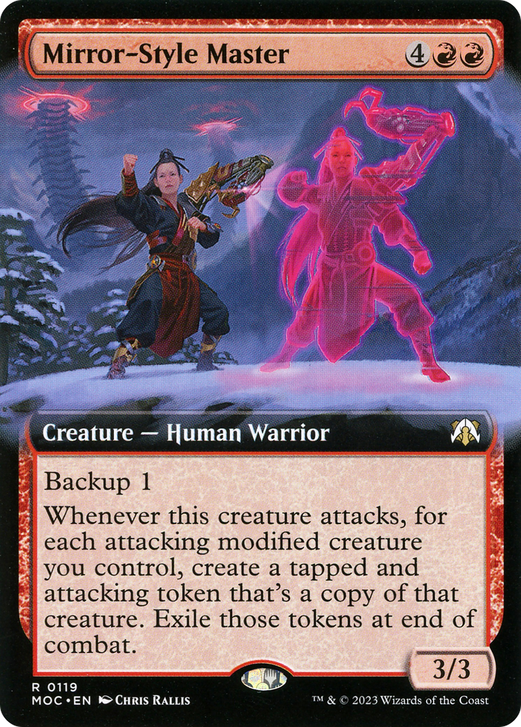 Mirror-Style Master (MOC-119) - March of the Machine Commander: (Extended Art) - Premium MTG Single from Wizards of the Coast - Just $0.18! Shop now at Game Crave Tournament Store
