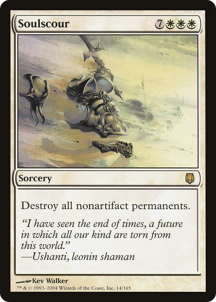 Soulscour (DST-014) - Darksteel - Premium MTG Single from Wizards of the Coast - Just $0.09! Shop now at Game Crave Tournament Store