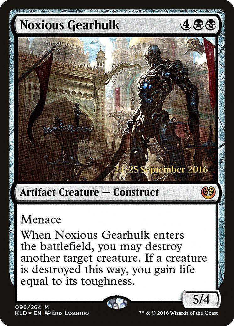 Noxious Gearhulk (PKLD-96S) - Kaladesh Promos Foil - Premium MTG Single from Wizards of the Coast - Just $2.62! Shop now at Game Crave Tournament Store