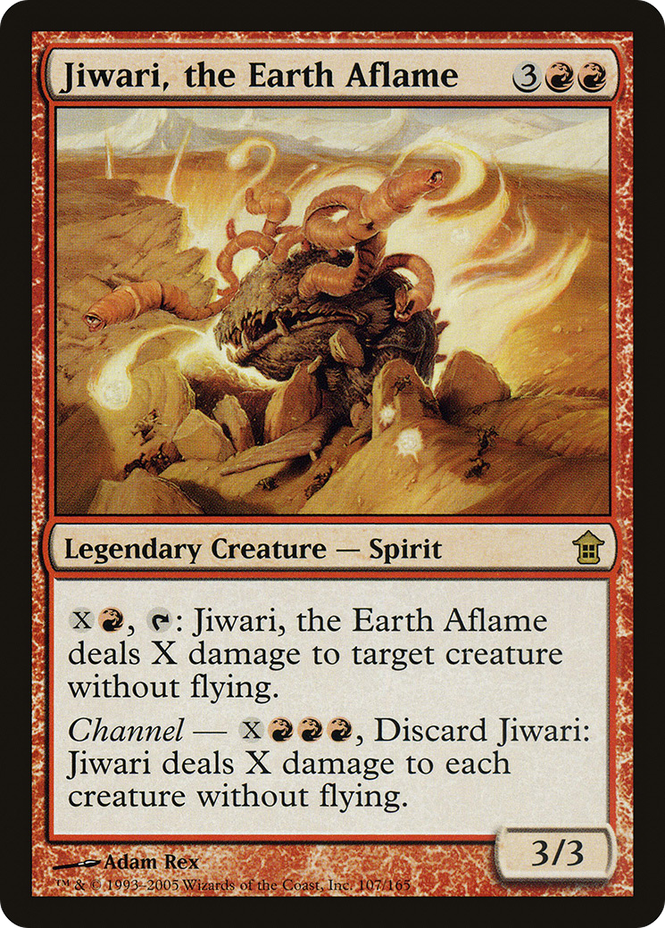 Jiwari, the Earth Aflame (SOK-107) - Saviors of Kamigawa - Premium MTG Single from Wizards of the Coast - Just $0.08! Shop now at Game Crave Tournament Store