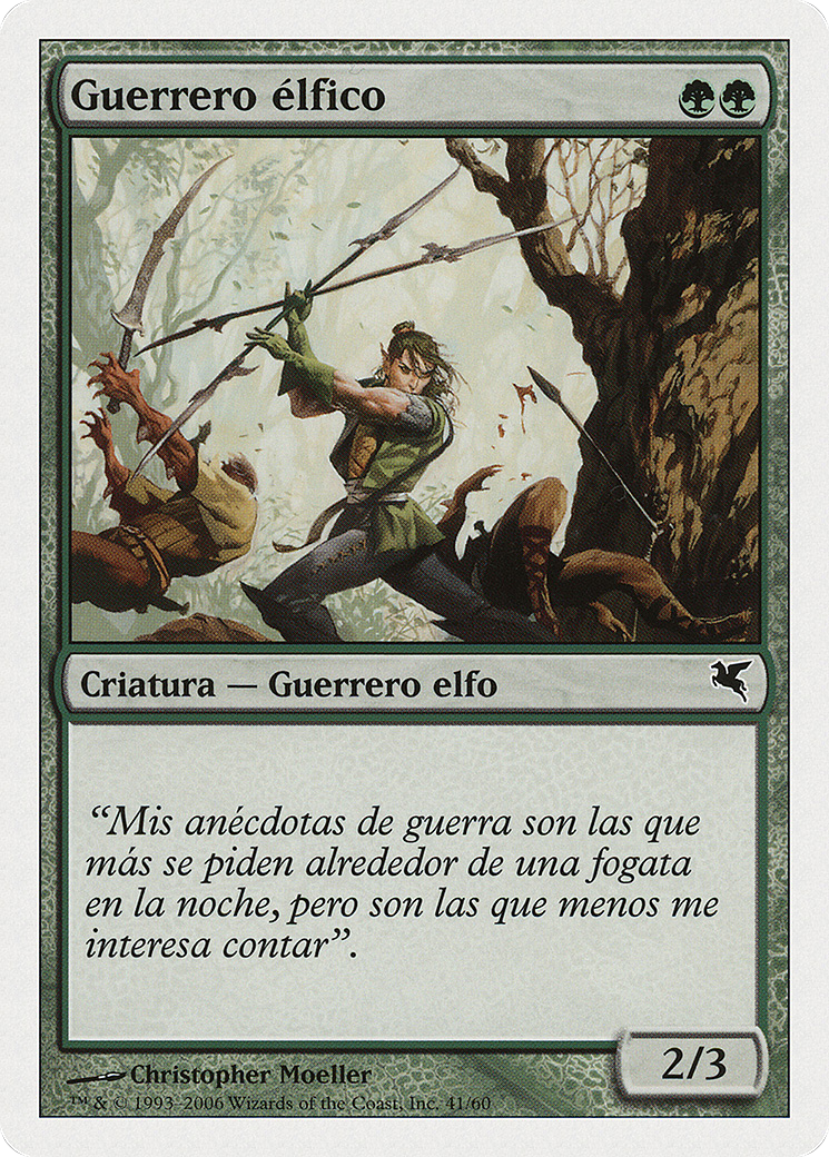 Elvish Warrior (PSAL-B41) - Salvat 2005 - Premium MTG Single from Wizards of the Coast - Just $0! Shop now at Game Crave Tournament Store