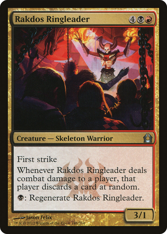 Rakdos Ringleader (RTR-186) - Return to Ravnica - Premium MTG Single from Wizards of the Coast - Just $0.08! Shop now at Game Crave Tournament Store