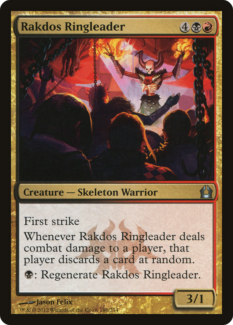 Rakdos Ringleader (RTR-186) - Return to Ravnica Foil - Premium MTG Single from Wizards of the Coast - Just $0.08! Shop now at Game Crave Tournament Store