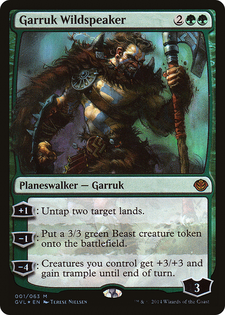 Garruk Wildspeaker (GVL-001) - Duel Decks Anthology: Garruk vs. Liliana Foil - Premium MTG Single from Wizards of the Coast - Just $0.72! Shop now at Game Crave Tournament Store