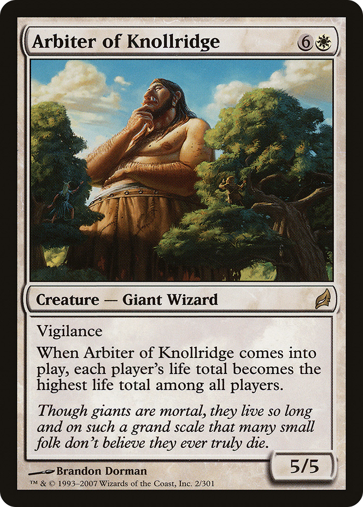 Arbiter of Knollridge (LRW-002) - Lorwyn - Premium MTG Single from Wizards of the Coast - Just $0.08! Shop now at Game Crave Tournament Store