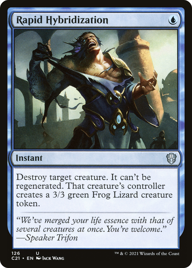 Rapid Hybridization (C21-126) - Commander 2021 - Premium MTG Single from Wizards of the Coast - Just $0.43! Shop now at Game Crave Tournament Store