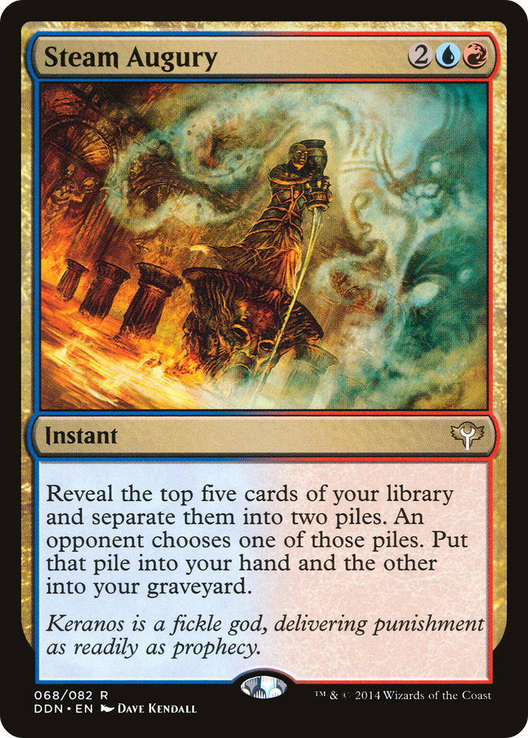 Steam Augury (DDN-068) - Duel Decks: Speed vs. Cunning - Premium MTG Single from Wizards of the Coast - Just $0.08! Shop now at Game Crave Tournament Store