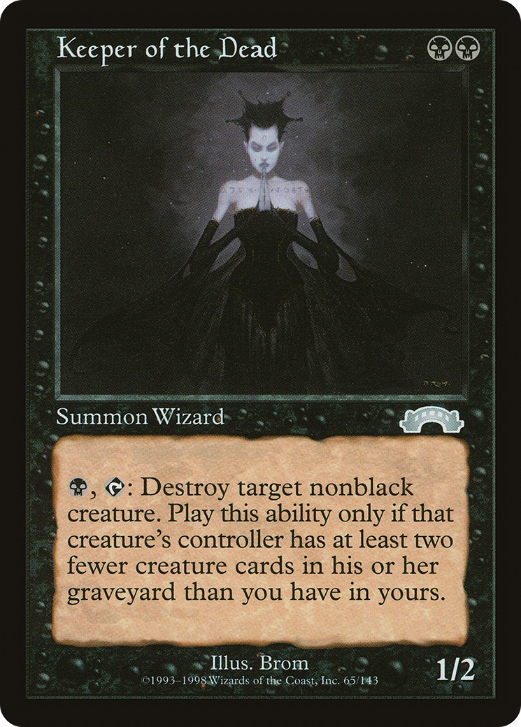 Keeper of the Dead (EXO-065) - Exodus - Premium MTG Single from Wizards of the Coast - Just $0.09! Shop now at Game Crave Tournament Store