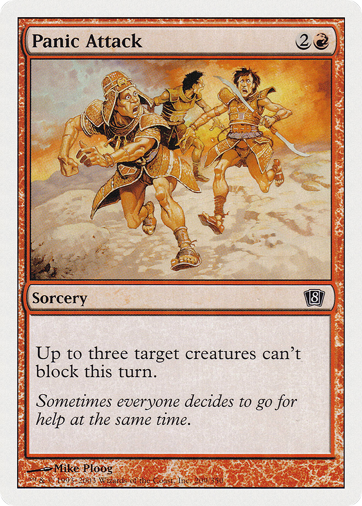 Panic Attack (8ED-209) - Eighth Edition - Premium MTG Single from Wizards of the Coast - Just $0.08! Shop now at Game Crave Tournament Store