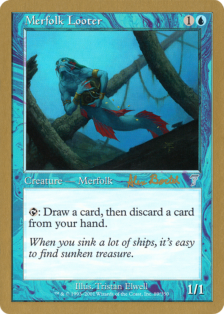 Merfolk Looter (WC01-AB89) - World Championship Decks 2001 - Premium MTG Single from Wizards of the Coast - Just $0.11! Shop now at Game Crave Tournament Store