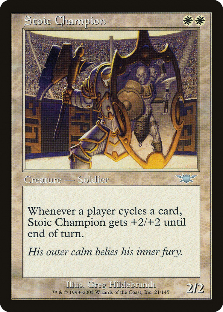 Stoic Champion (LGN-021) - Legions Foil - Premium MTG Single from Wizards of the Coast - Just $0.39! Shop now at Game Crave Tournament Store
