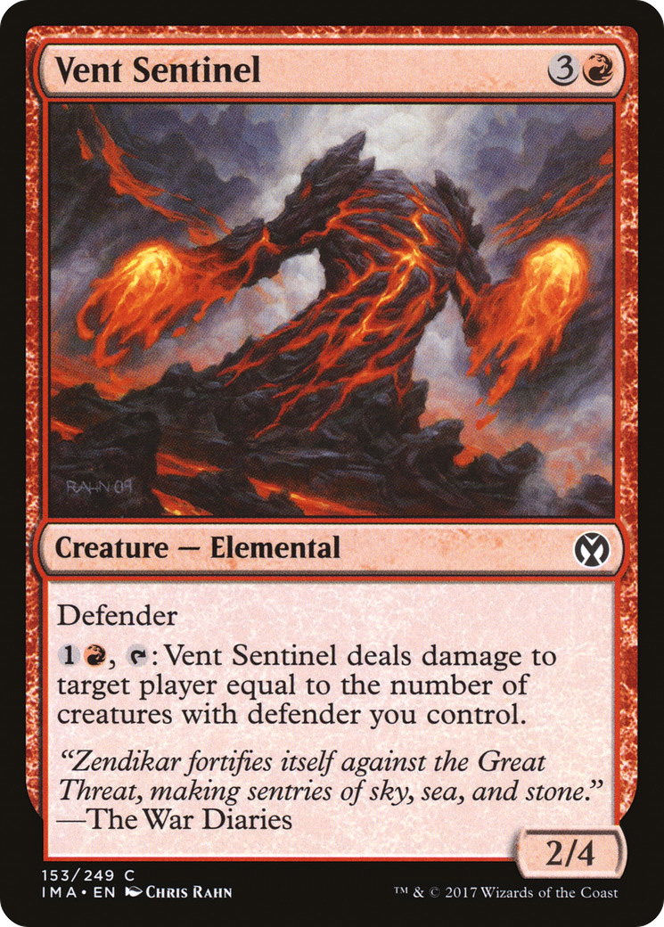 Vent Sentinel (IMA-153) - Iconic Masters Foil - Premium MTG Single from Wizards of the Coast - Just $0.08! Shop now at Game Crave Tournament Store