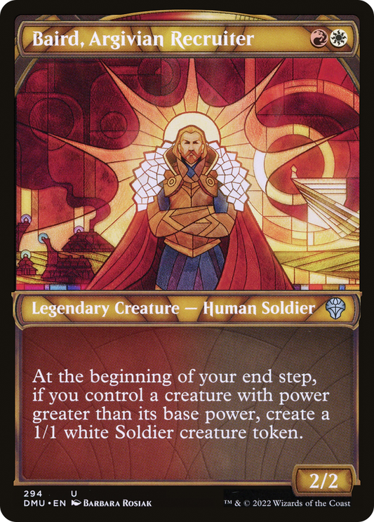 Baird, Argivian Recruiter (DMU-294) - Dominaria United: (Showcase) - Premium MTG Single from Wizards of the Coast - Just $0.08! Shop now at Game Crave Tournament Store