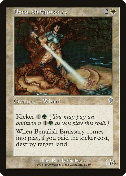 Benalish Emissary (INV-005) - Invasion - Premium MTG Single from Wizards of the Coast - Just $0.08! Shop now at Game Crave Tournament Store
