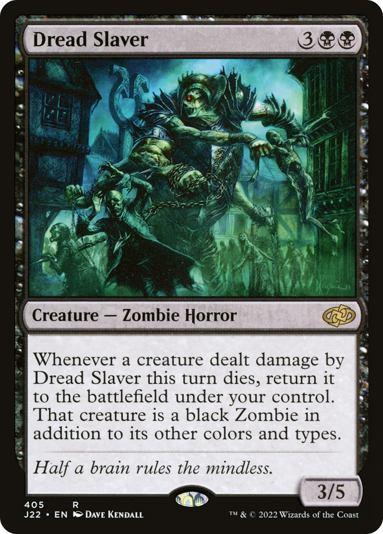 Dread Slaver (J22-405) - Jumpstart 2022 - Premium MTG Single from Wizards of the Coast - Just $0.08! Shop now at Game Crave Tournament Store