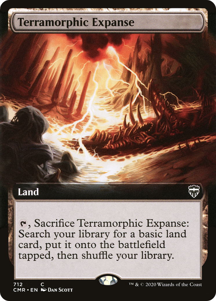 Terramorphic Expanse (CMR-712) - Commander Legends: (Extended Art) Foil - Premium MTG Single from Wizards of the Coast - Just $0.52! Shop now at Game Crave Tournament Store