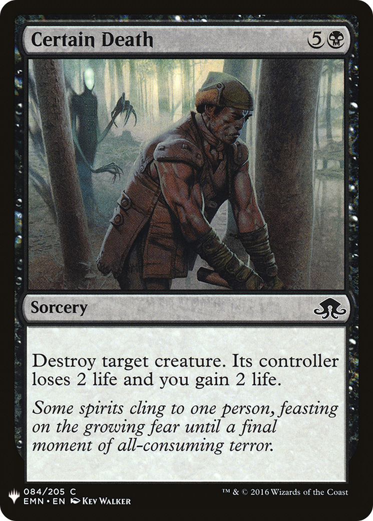 Certain Death (MB1-597) - Mystery Booster - Premium MTG Single from Wizards of the Coast - Just $0.08! Shop now at Game Crave Tournament Store