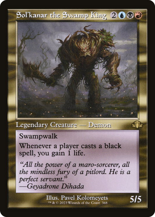 Sol'kanar the Swamp King (DMR-368) - Dominaria Remastered - Premium MTG Single from Wizards of the Coast - Just $0.08! Shop now at Game Crave Tournament Store