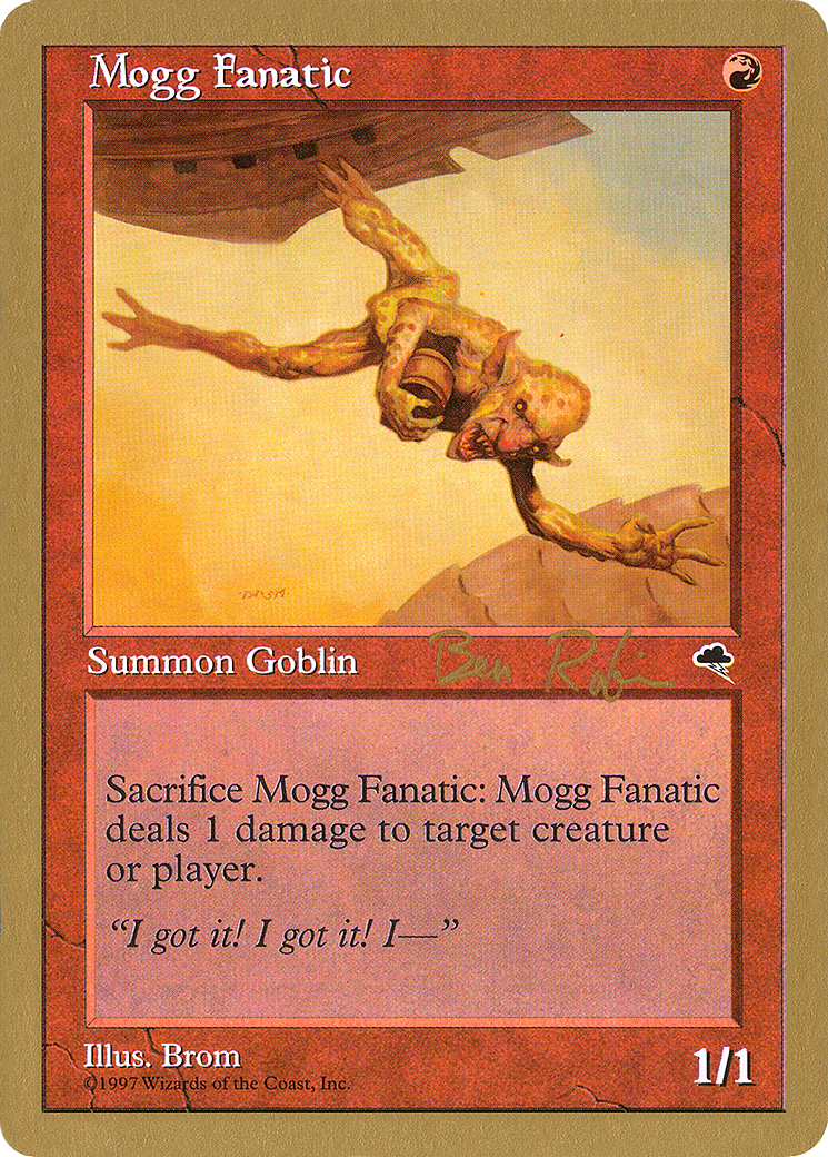 Mogg Fanatic (WC98-BR190) - World Championship Decks 1998 - Premium MTG Single from Wizards of the Coast - Just $0.12! Shop now at Game Crave Tournament Store